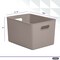 Superio Plastic Storage Container Bins, Organizer Baskets, Boxes for Organizing Closet Shelves Drawer Shelf